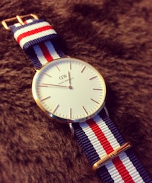 Daniel Wellington | DW手錶 深藍色帆布錶帶(アナログ腕時計)