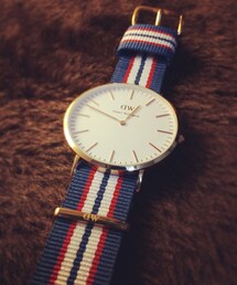 Daniel Wellington | DW手錶 淺藍色帆布錶帶(アナログ腕時計)