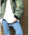 MOUSSY(マウジー)の「ジャケット/アウター(MA-1)」
