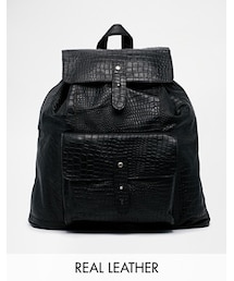asos | Pieces Lykke Leather Backpack(バックパック/リュック)