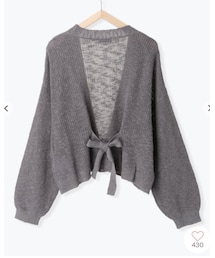 カーディガン 後ろリボン🎀 | ニット/セーター