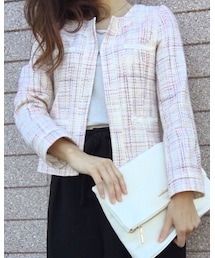 M.deux | ノーカラージャケット