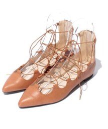31 Sons de mode | レースアップポインテッドパンプス(パンプス)