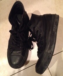 CONVERSE | フェイクレザーのハイカット(スニーカー)