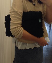 flower | ribbon clutch bag(クラッチバッグ)