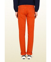 GUCCI | オレンジブリーチ スキニーデニムパンツ 14FALL(デニムパンツ)