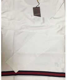 GUCCI | 白 ウエブロンＴ(Tシャツ/カットソー)