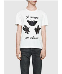 GUCCI | エンブロイダリー付き コットン Ｔシャツ(Tシャツ/カットソー)