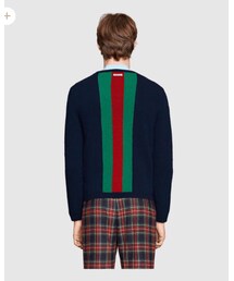 GUCCI | ビー（ハチ）＆ウェブ ジャカードウール セーター(ニット/セーター)