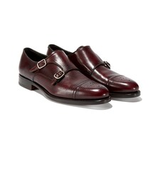 FERRAGAMO | ボルドー ダブルモンクストラップ 16AW(ドレスシューズ)