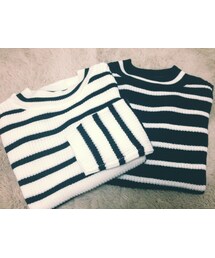 ボーダーニット(ニット/セーター)