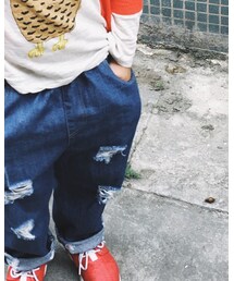 破洞牛仔 | デニムパンツ