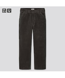 UNIQLO | ユニクロU2020AWコーデュロイワイドワークパンツ(D.GREY)(その他パンツ)
