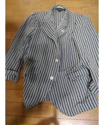 COMME des GARCONS HOMME PLUS | 縮絨ストライプジャケット(テーラードジャケット)