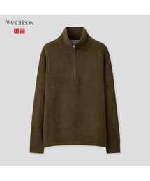 UNIQLO | JWアンダーソン2020AW　スフレヤーンハーフジップセーター(ニット/セーター)