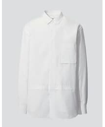 UNIQLO | ユニクロ＋Ｊ2020AWスーピマコットン オーバーサイズシャツ(シャツ/ブラウス)