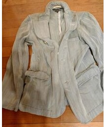 COMME des GARCONS HOMME PLUS | 縮絨ジャケット　ポリエステル(テーラードジャケット)