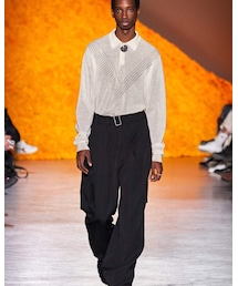 JIL SANDER | Sheer Wool Polo Shirt (20AW)(ポロシャツ)