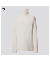 +J | シルクジャージタートルネックT(Tシャツ/カットソー)