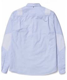 OAMC | ABRASION PRINT SHIRT Light Blue(14AW)(シャツ/ブラウス)