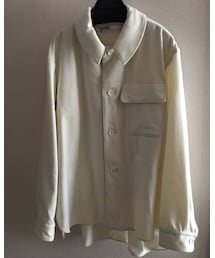 RAKINES | Washed Baby Lamb Wool's Flannel CPO Blouson[我儘別注] (20AW)(ブルゾン)