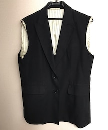 REMAKE ITEM | SLEEVELESS Peaked Lapel Tailored JKT  (ベスト)