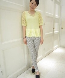 mystic | ギンガムチェックスキニー(その他パンツ)