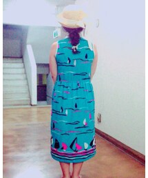 used | ヨット柄のワンピース(ワンピース)