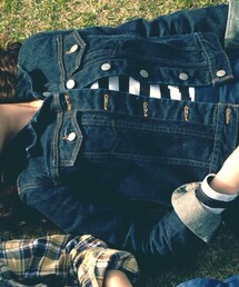 無印良品 | 黒×白 ボーダートップス(Tシャツ/カットソー)