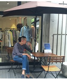 ボーダーカットソー(Tシャツ/カットソー)