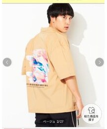 WEGO | WEGO シートプリントコーチジャケット(ベージュ)(シャツ/ブラウス)