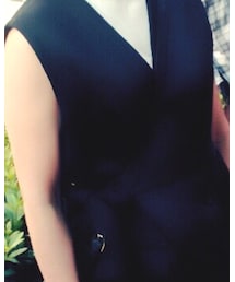 STUNNING LURE | ロングベストとワンピースの2way(ワンピース)