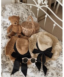 Treat Ürself | natural wire straw hat(帽子)