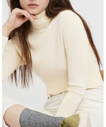 UNIQLO | エクストラファインメリノリブタートルネックセーター（長袖）(ニット/セーター)