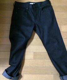 UNIQLO | セルビッジスリムフィットストレートジーンズ(デニムパンツ)