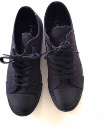 オールブラックスニーカー(スニーカー)