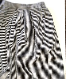 ヒッコリーひざ丈スカート(スカート)