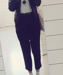 ROSE BUD | 黒パンツ(その他パンツ)