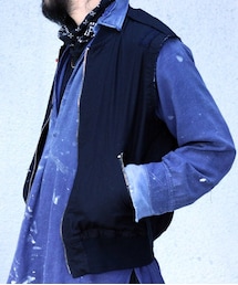 TAKAHIROMIYASHITATheSoloIst. | sleeveless flight jacket(ブルゾン)