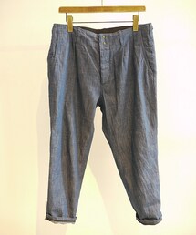 HUM & RAWER シャンブレーテーパードパンツ(その他パンツ)