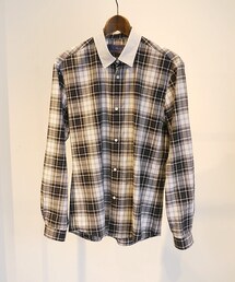 Milok | クレリックチェックシャツ(シャツ/ブラウス)