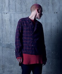 HUM & RAWER リバーシブルチェックシャツ(シャツ/ブラウス)