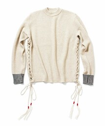 ETHOS | サイドレースニット(ニット/セーター)
