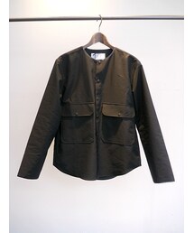 PORTVEL ノーカラーシャツ(シャツ/ブラウス)