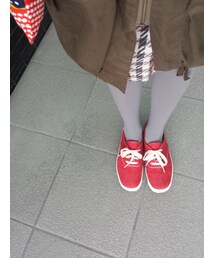 Keds | 赤スニーカー。
(スニーカー)