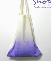 ig shop (shopofdiy) | 米白漸變紫色tote bag(トートバッグ)