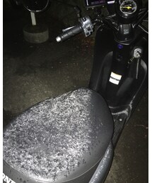 原付凍ってた | インテリア