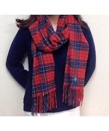 Vivienne Westwood | チェック柄カシミヤマフラ－(マフラー)