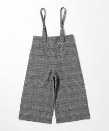 CIAOPANIC TYPY | グレンチェックサスペンダー付きワイドパンツ(サロペット/オーバーオール)