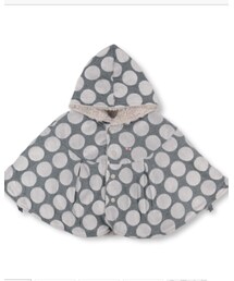 BRANSHES | ドットボアリバーシブルマント(ポンチョ)